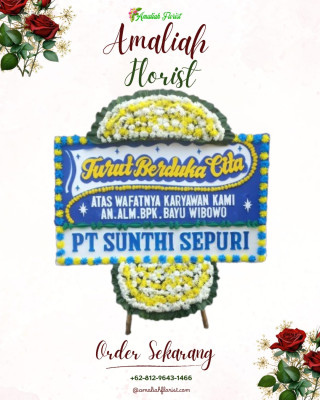 Papan Bunga Duka di Bondifuar