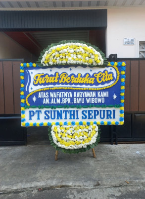Papan Bunga Duka di Bondifuar